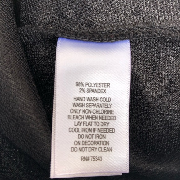 🔴Black Short Sleeve Beaded Collar Top sz L - Picture 6 of 9